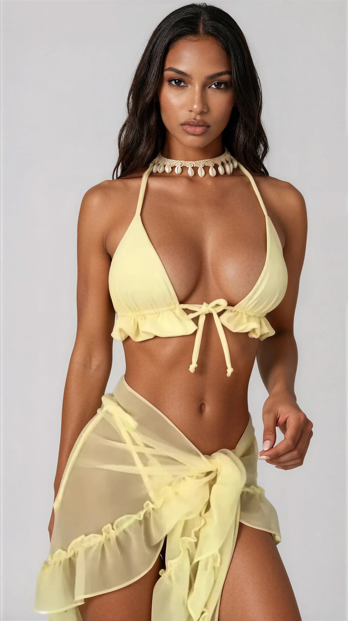 Sol Caribe Ruffle Set